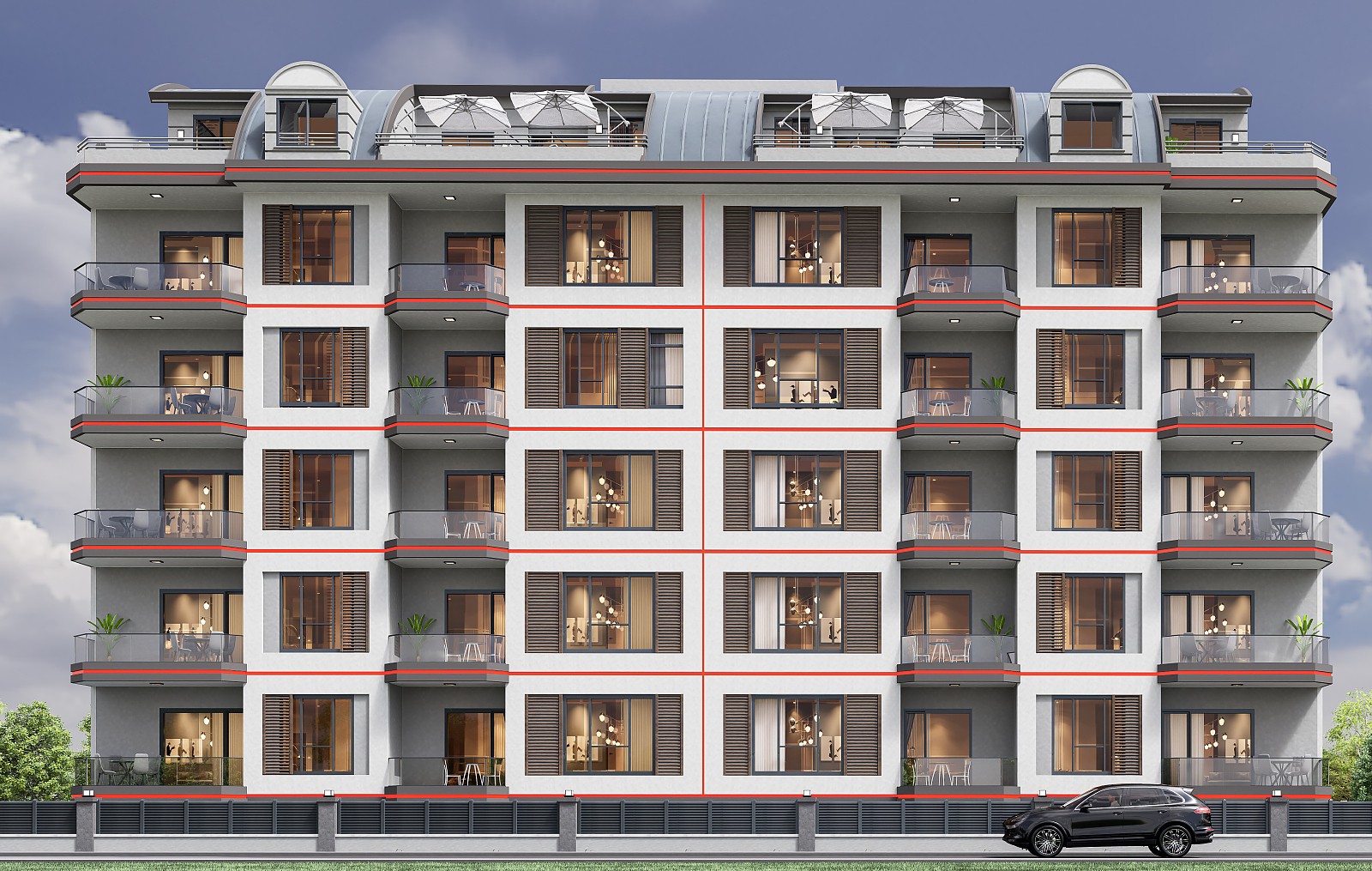 Apartments in Mahmutlar, Alanya (AYT-04083)